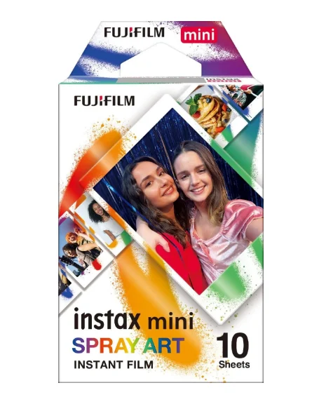 Bild von Fujifilm Spray Art (Instax Mini 8, Instax Mini 90 NEO Classic, Instax Mini Evo, Instax Mini 11), Sofortbildfilm, Mehrfarbig