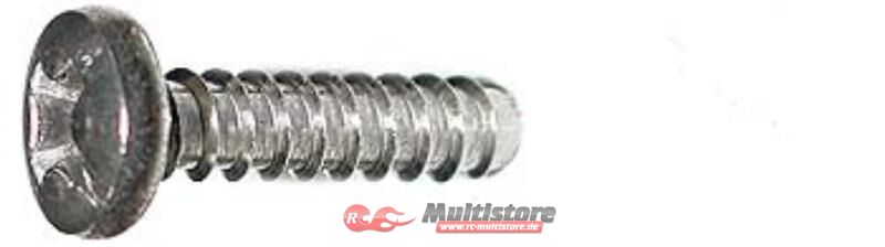 Bild von Take Off M3 Selbstschneidend Rundkopfschraube:12mm Titanium / TS553T