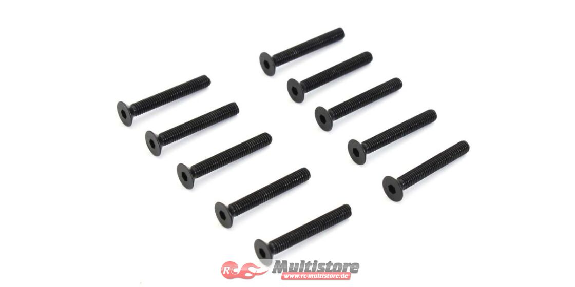Bild von Kyosho Senkkopf Sechskantschrauben M3x22mm (10) / K.1-S33022HKyosho