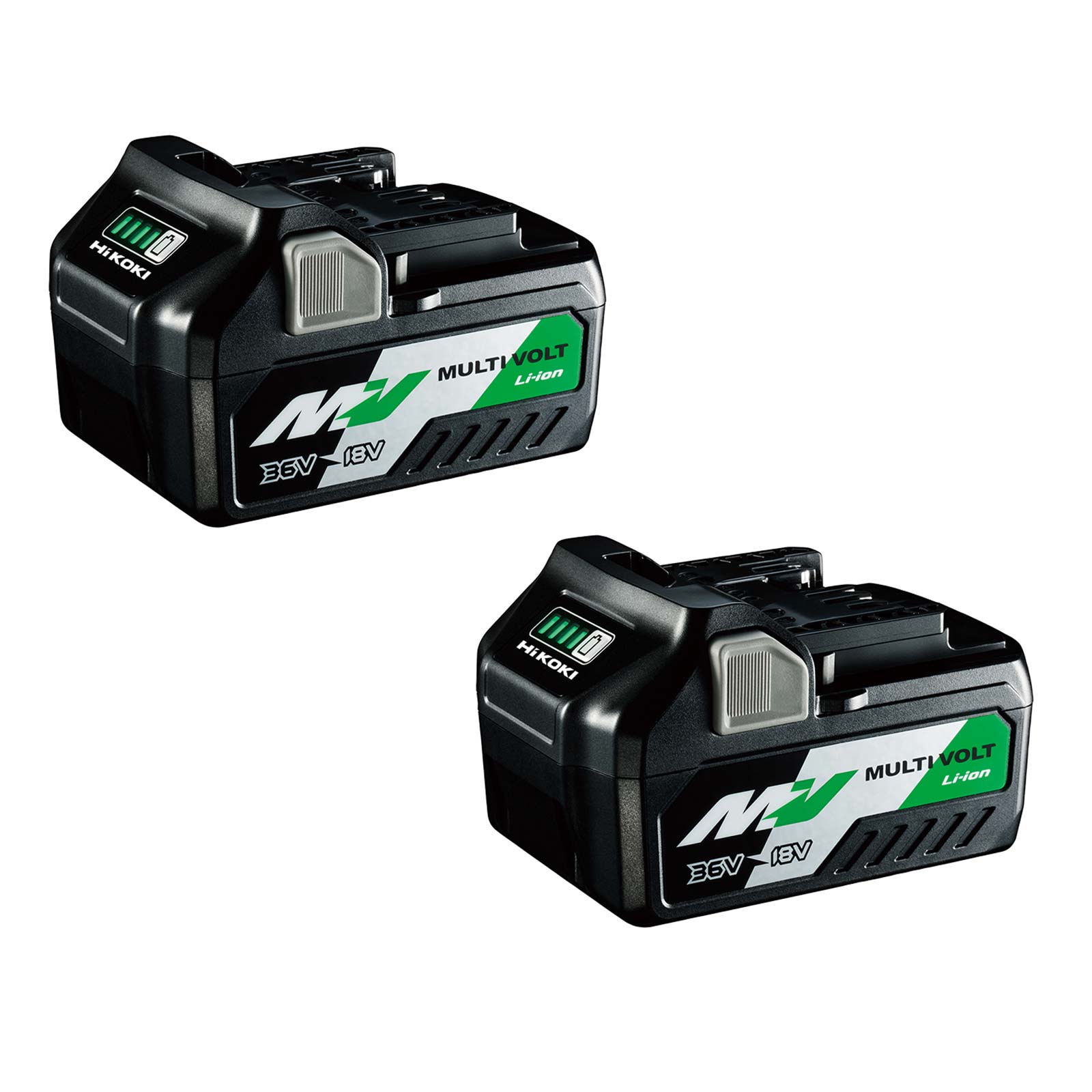 Bild von HiKOKI Akku-Set BSL36A18x2 18/36V Multi Volt, 2,5Ah - 2x Ersatzakku Powerstation BSL36A18x2 (18 V)