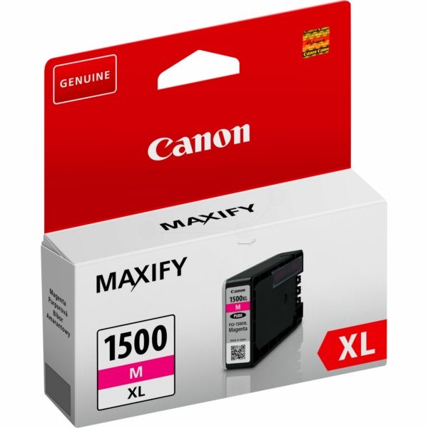 Bild von Canon PGI-1500XL M Tintenpatrone (Original Druckerpatrone, magenta)