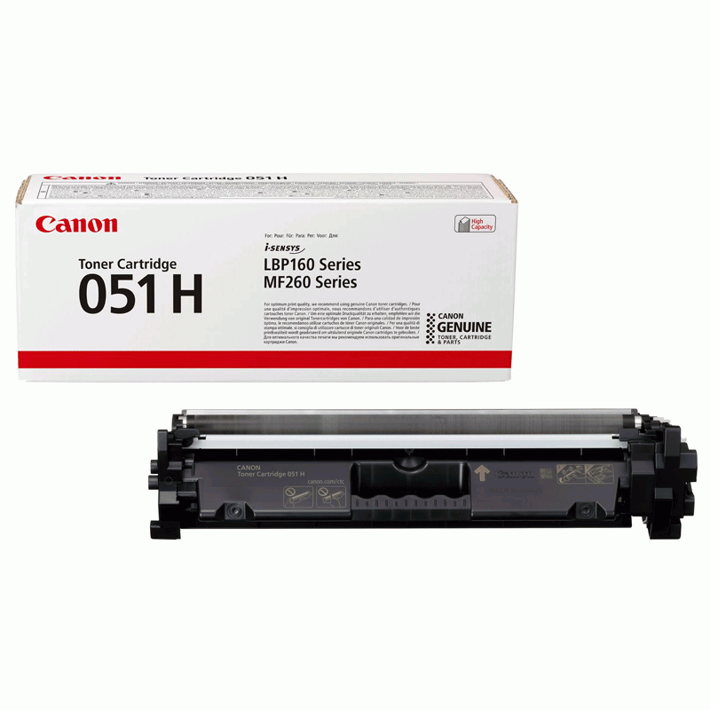 Bild von Canon Original Toner 051H schwarz hohe Ergiebigkeit 4.100 Seiten (2169C002)