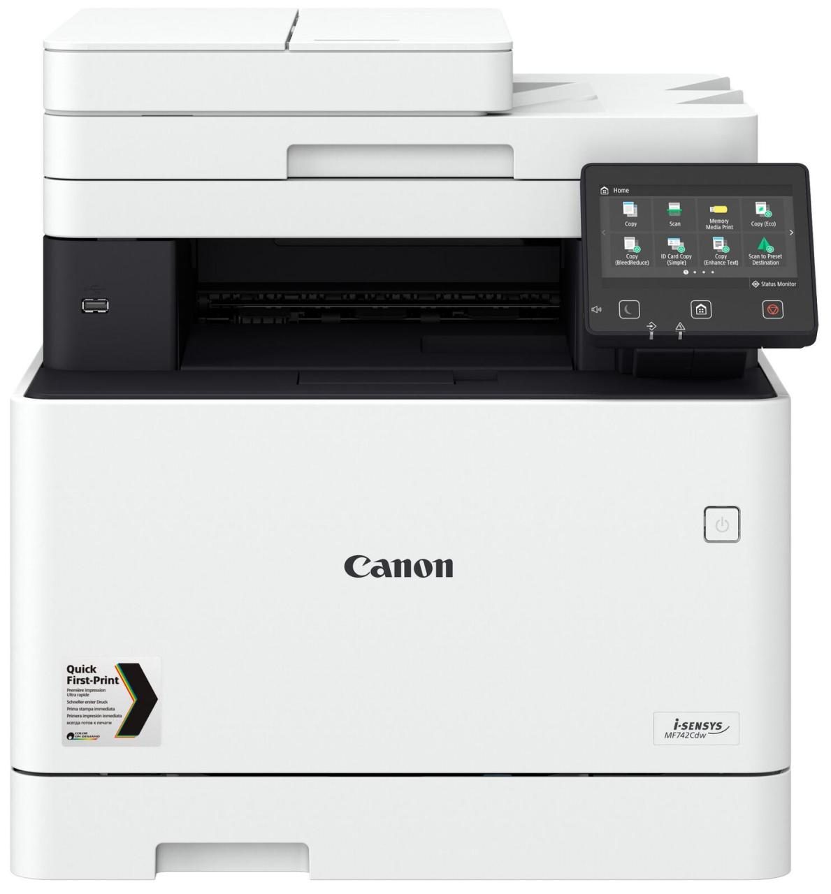 Bild von Canon-Garantie-Aktion: 3 Jahre erweiterte Garantie --> Canon i-SENSYS MF742Cdw Farblaser-Multifunktionsdrucker