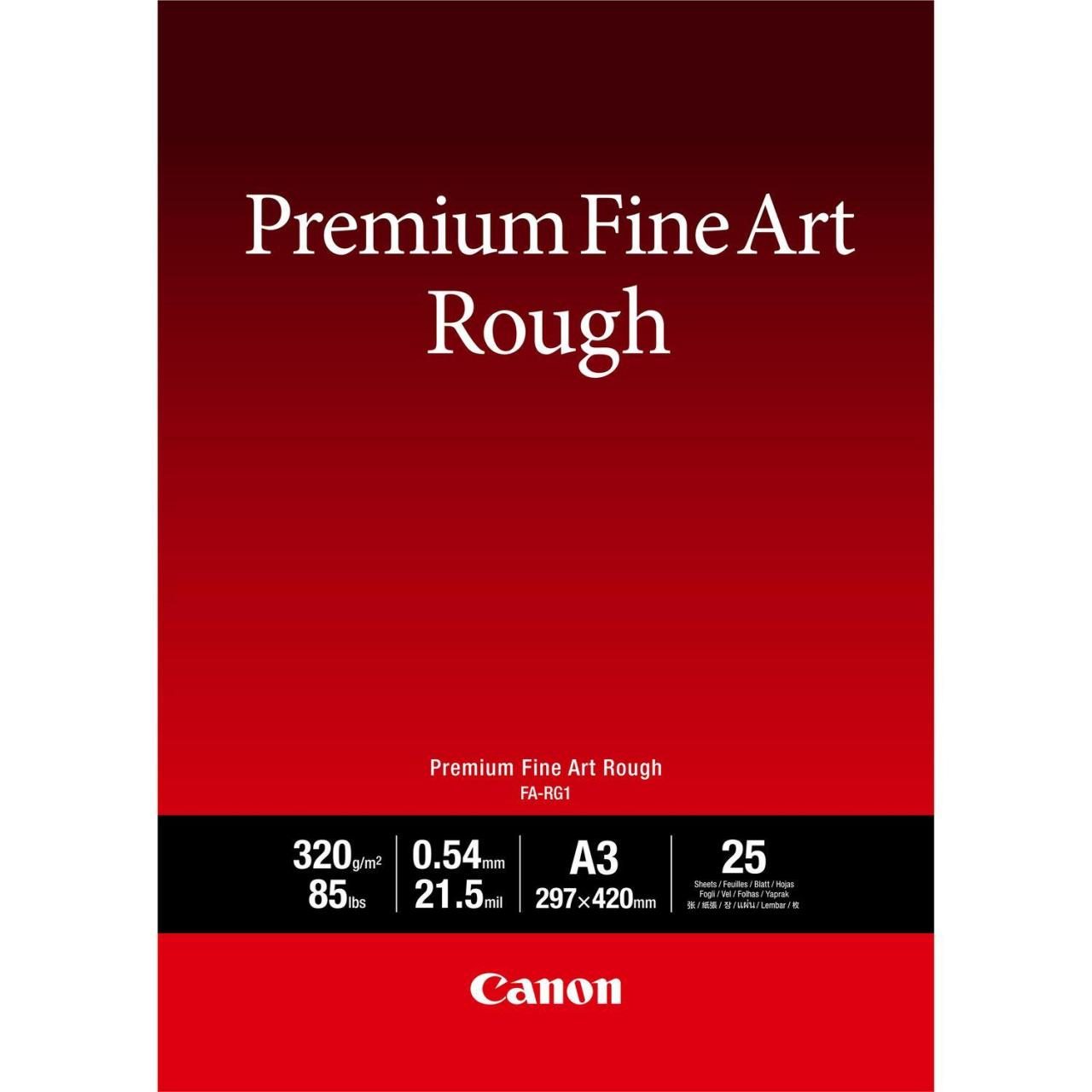 Bild von Canon FA-RG1 Premium Kunstpapier Baumwolle A3 297x420mm - 25 Blatt 320g/m²