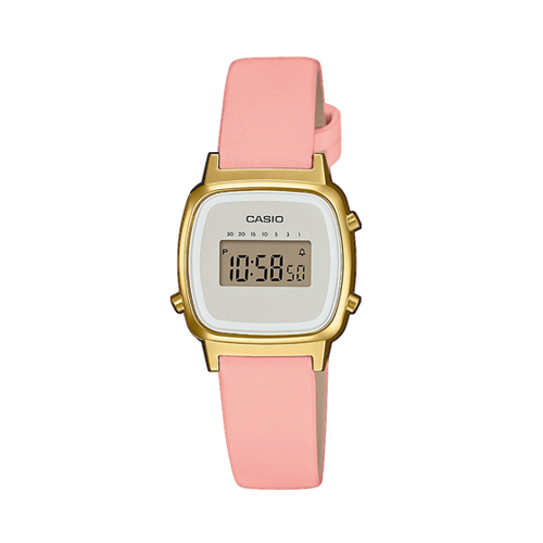 Bild von Vintage Mini Digitaluhr Rosa / Pink