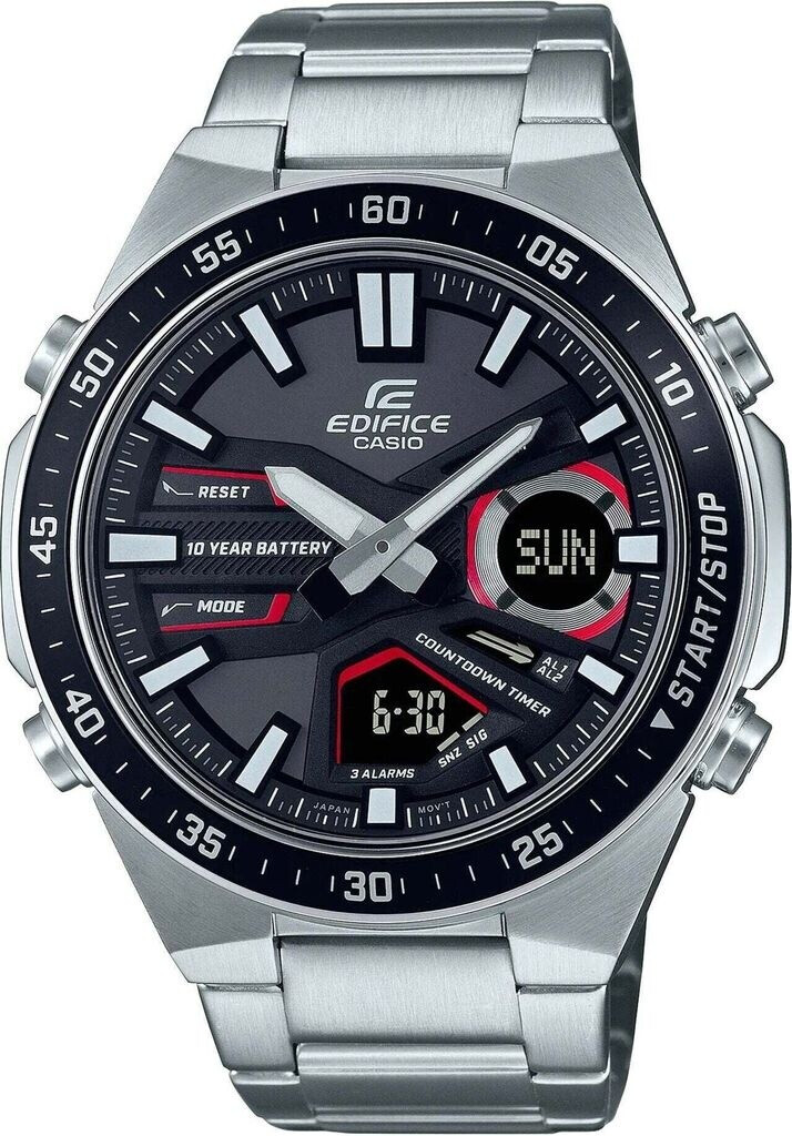Bild von CASIO EDIFICE Chronograph »EFV-C110D-1A4VEF«, Quarzuhr, Armbanduhr, Herrenuhr, Stoppfunktion, bis 10 bar wasserdicht