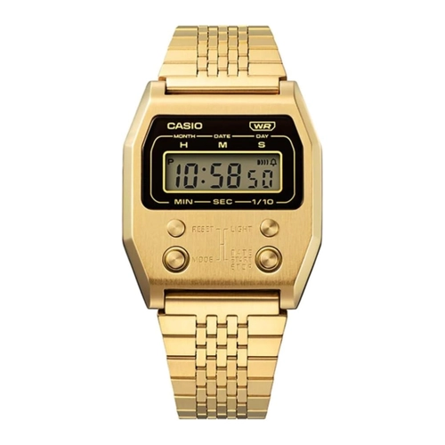 Bild von Casio A1100G-5EF Vintage Digitaluhr Goldplattiert