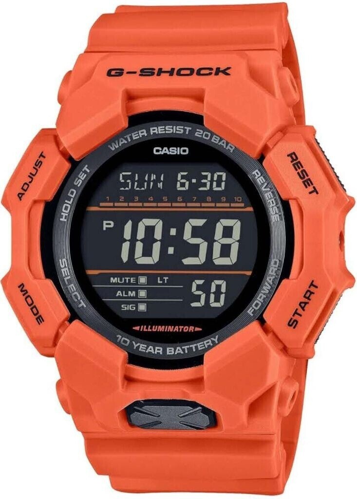 Bild von CASIO G-SHOCK Chronograph GD-010-4ER, Quarzuhr, Armbanduhr, Herrenuhr, digital, autom. Kalender, Resinband