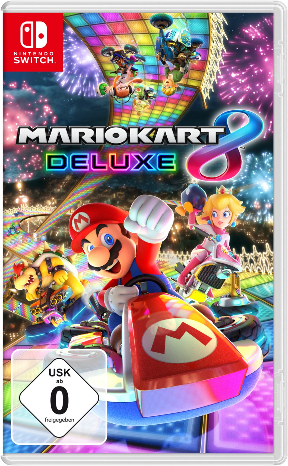 Bild von Mario Kart 8 Deluxe Nintendo Switch Spiel - Racing - lokalen Modus: 8 Spieler - Online-Modus: 12 Spieler - Ohne Altersbeschränkung (2520340)