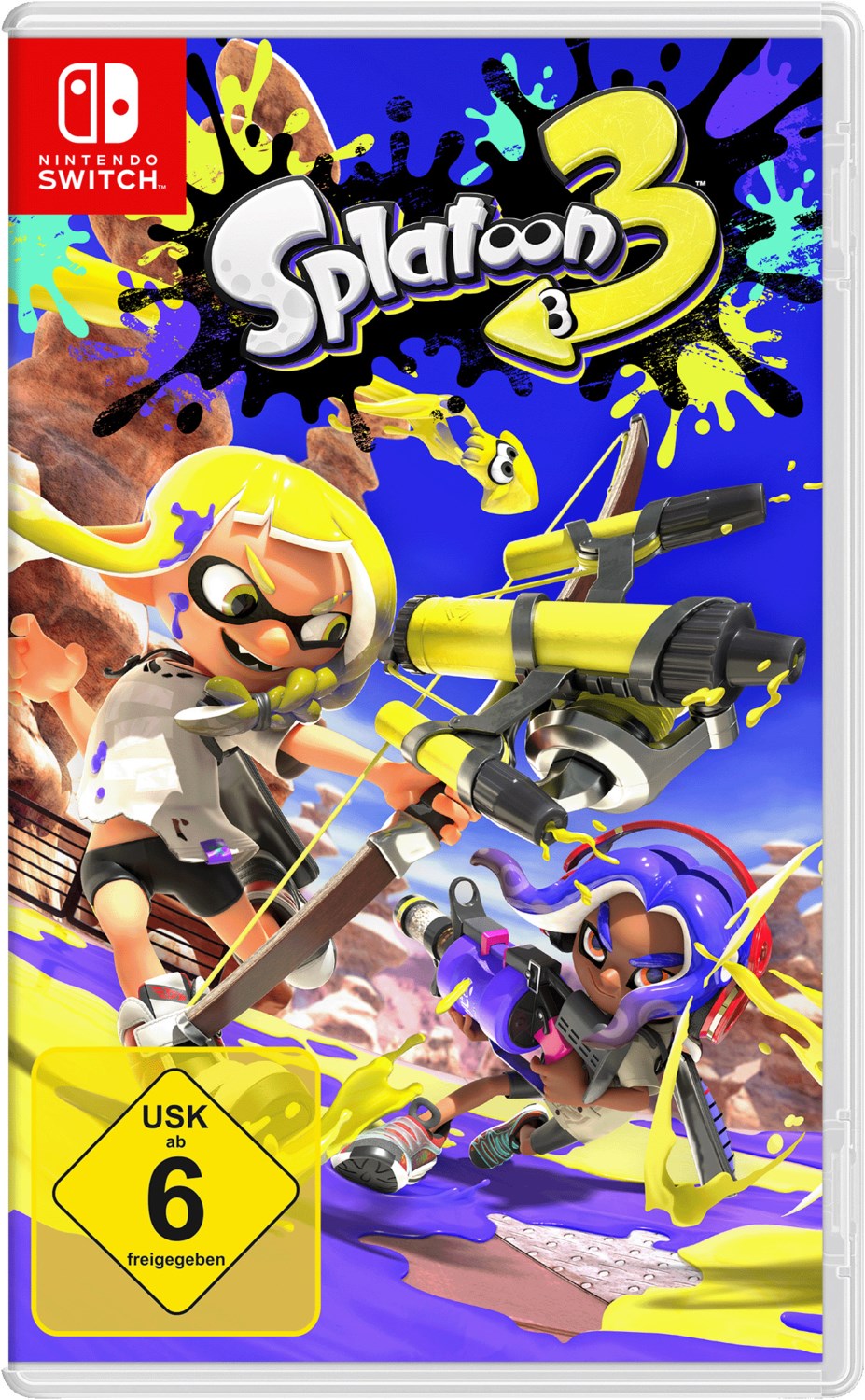 Bild von Nintendo Switch - Splatoon 3 (DE Version) (mit OVP) (gebraucht) NEUWERTIG