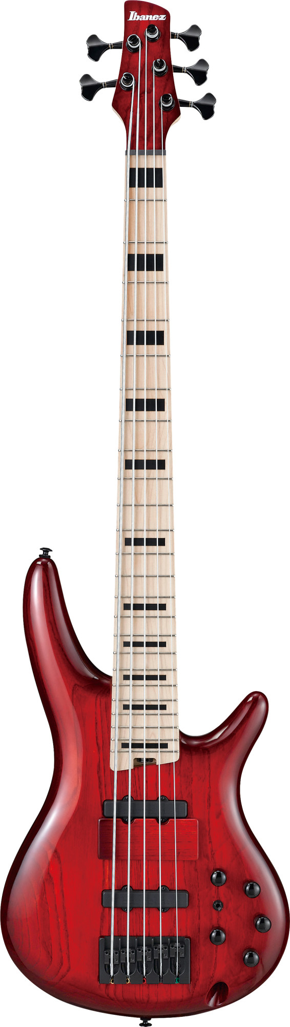 Bild von IBANEZ Adam Nitti Signature E-Bass in Transparent Wine Red Burst ANB205-TWB