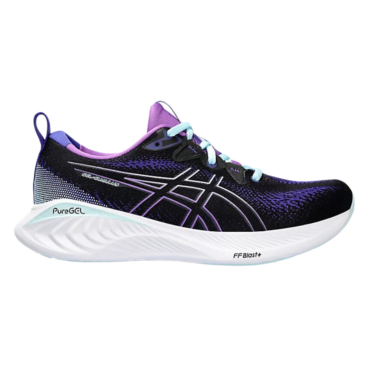 Bild von Asics GEL-CUMULUS 25 BLACK/AQUAMARINE Langlaufschuhe