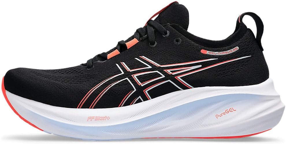 Bild von ASICS Herren Gel-Nimbus 26 Sneaker, French Blue/Electric Lime, 42 EU