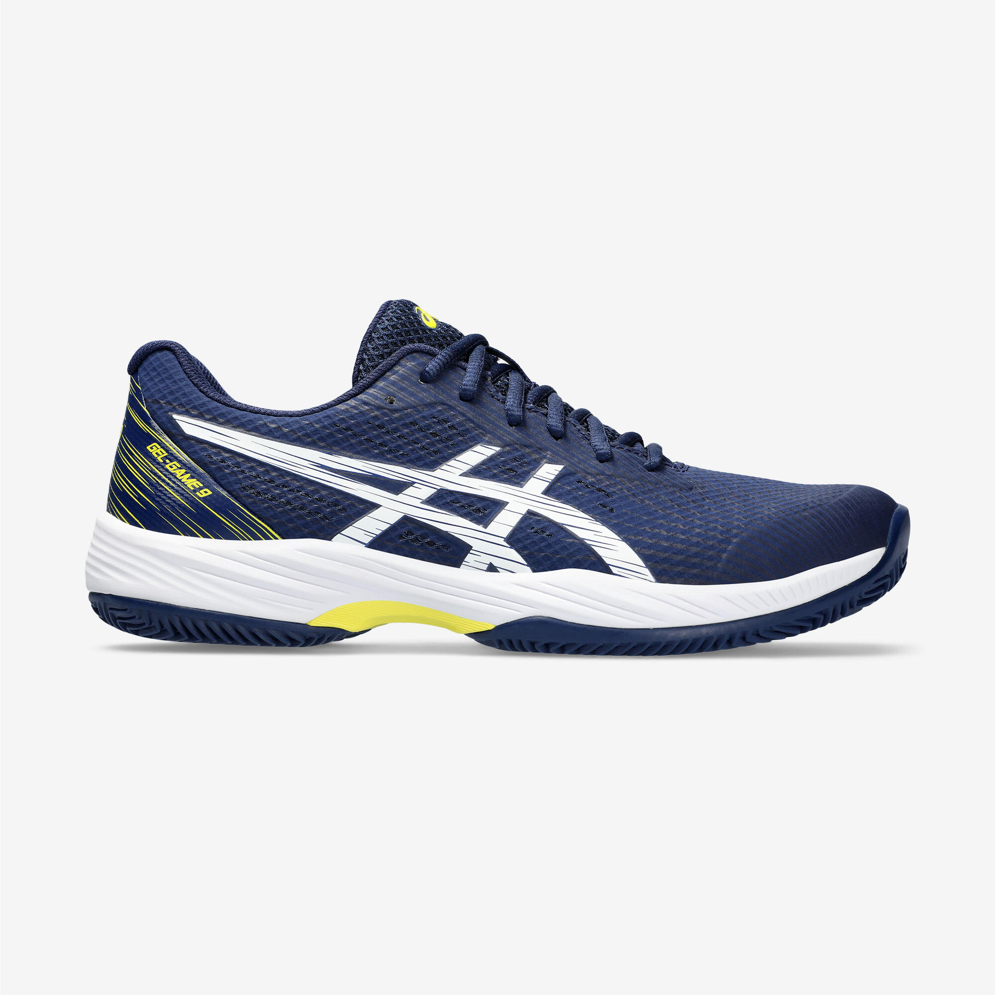Bild von Herren Tennisschuhe Sandplatz - Asics Gel Game 9 blau/gelb