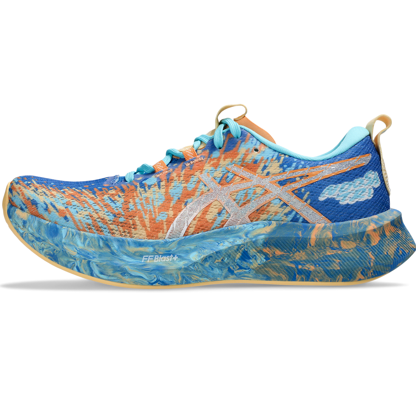Bild von Asics Damen Noosa TRI 16 Sneaker, Nature Blue Faded Orange, 40.5 EU