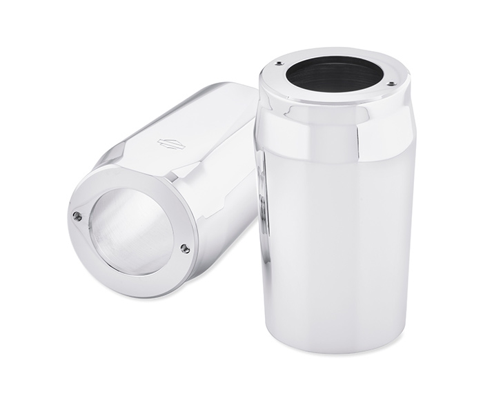Bild von Harley Davidson Tauchrohrabdeckungen oben - Chromguss 45600032