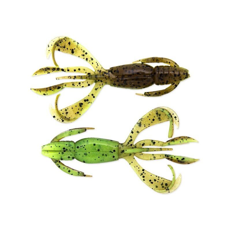 Bild von KEITECH 2,8 Crazy Flapper 7cm 3,5g Green Pumpkin/Chartreuse 8Stk."