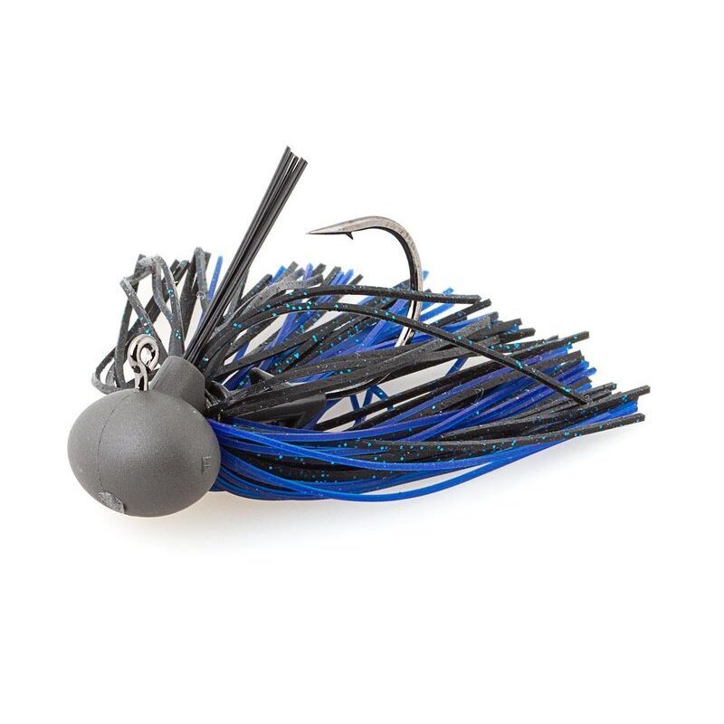 Bild von KEITECH Rubber Jig Model II (Version 2) 14g Gr.2/0 Black/Blue