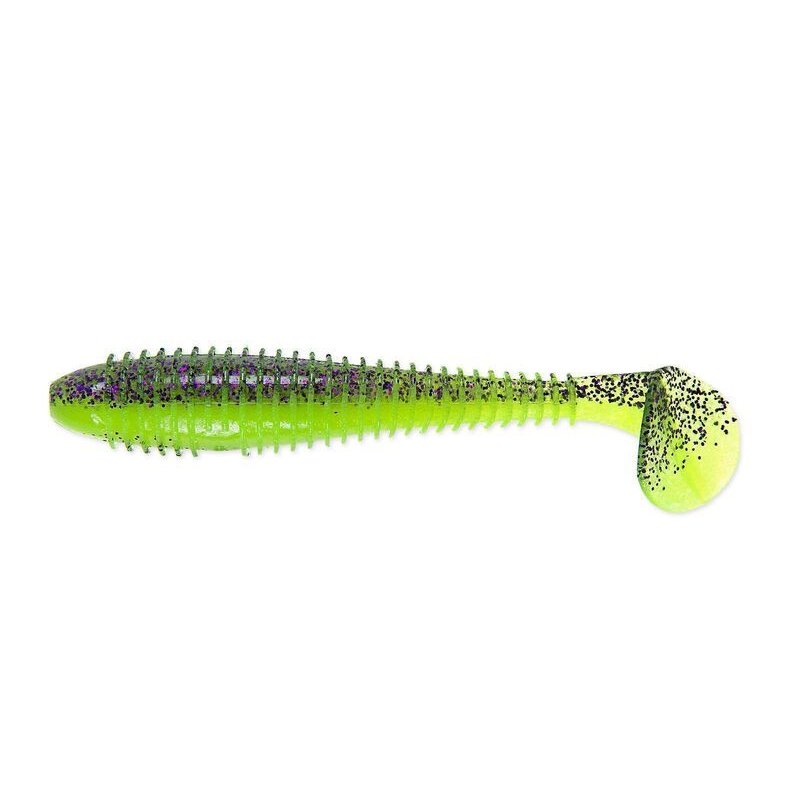Bild von KEITECH 4.8 Fat Swing Impact 12cm 13g Purple Chartreuse..."