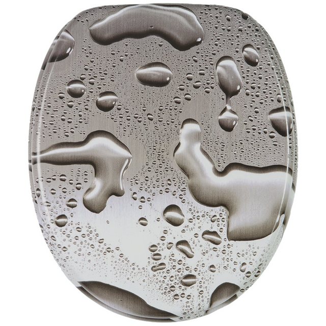 Bild von Sanilo WC Sitz mit Absenkautomatik Dewdrop, Hochwertiger und Stabiler Toilettendeckel aus Holz