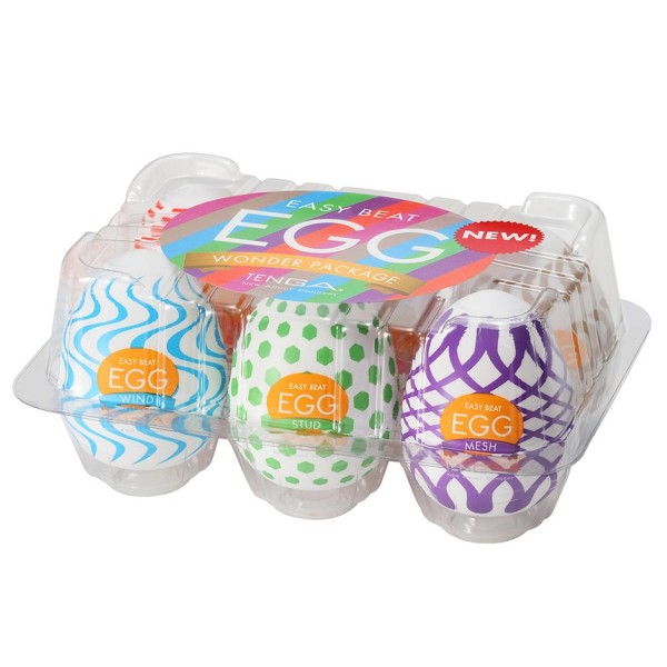 Bild von Tenga Ei Masturbator-Set „Tenga Egg Variety Pack Wonder"