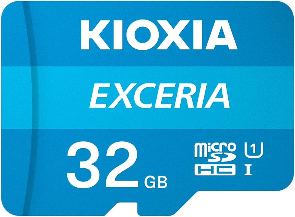 Bild von Kioxia Exceria microSDHC 16GB Class 10 UHS-1 (microSDHC, 16 GB, U1, UHS-I), Speicherkarte, Blau