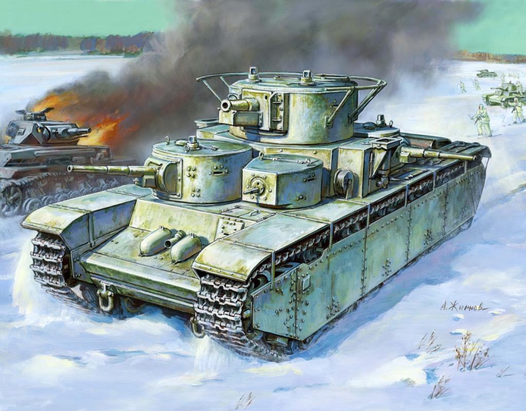 Bild von Sovietischer Panzer T-35