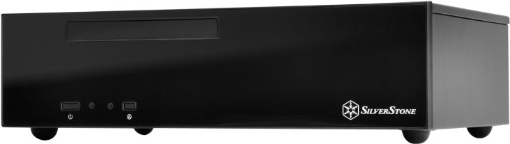Bild von SilverStone MILO ML09 - Desktop - Mini-ITX - ohne Netzteil (SFX12V) - Schwarz - USB/Audio (SST-ML09B)