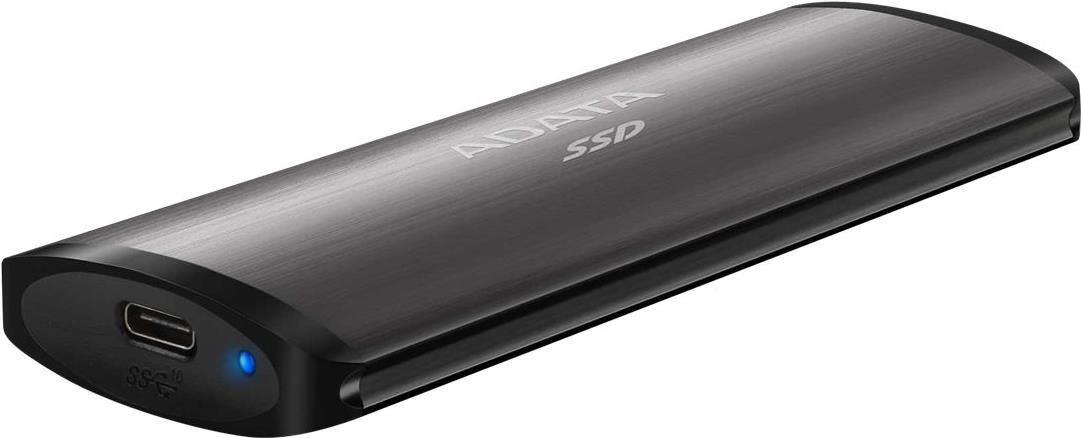 Bild von ADATA SE760 - SSD - 1 TB - extern (tragbar) - USB 3.2 Gen 2 (USB-C Steckverbinder) - Schwarz