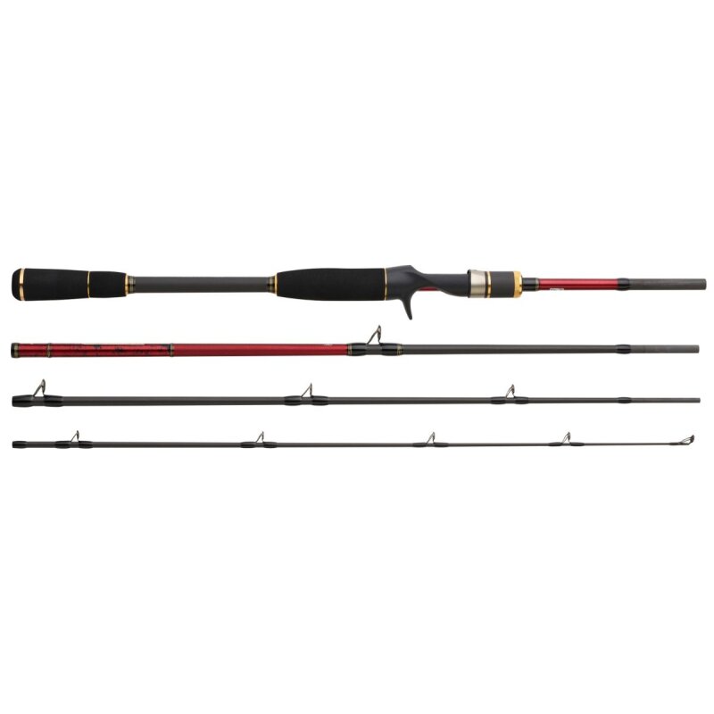 Bild von Hearty Rise Baitcasterrute Red Shadow Travel 2,16m 9-46g Cast - Reiserute