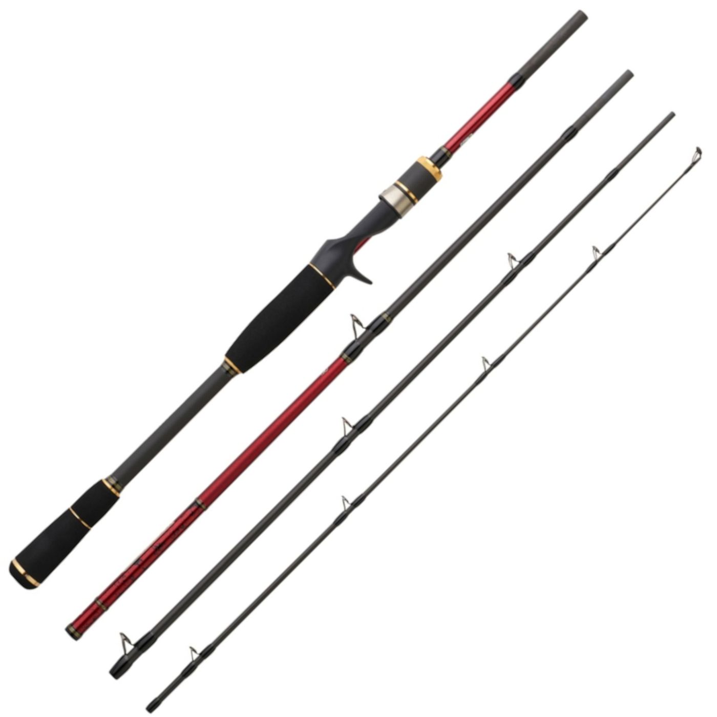 Bild von Hearty Rise Spinnrute Red Shadow Travel 2,13m 20-80g Cast - Baitcast Reiserute