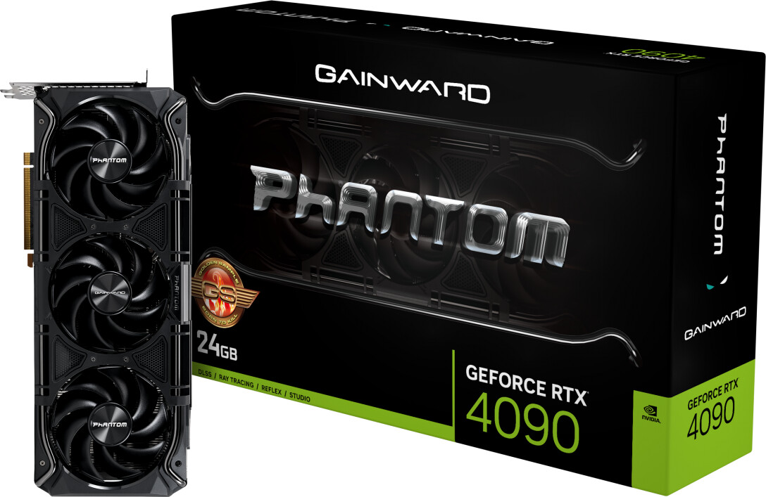 Bild von GAINWARD GeForce RTX 4090 24GB GDDR6X Phantom GS Grafikkarte HDMI/3xDP