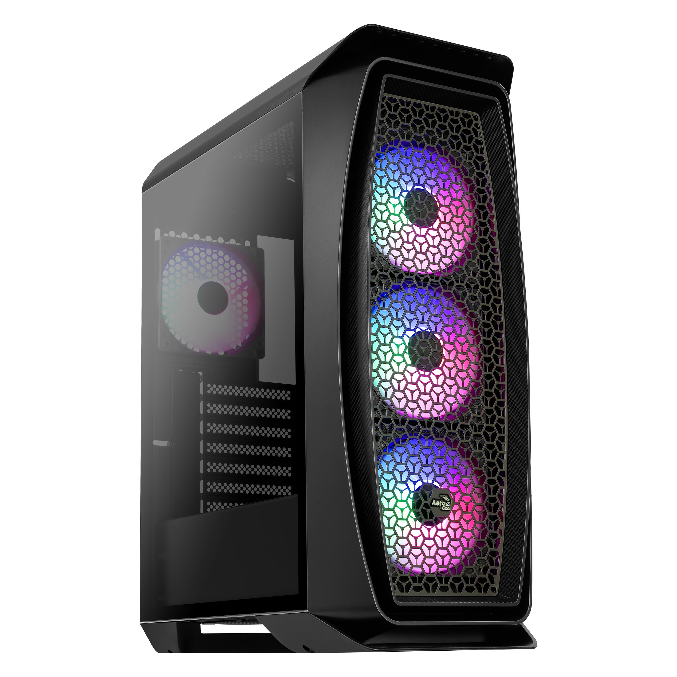 Bild von AeroCool Aero One Frost Tower (ATX, mATX, Mini ITX), PC Gehäuse, Schwarz