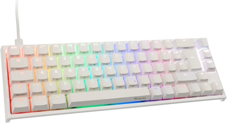 Bild von Ducky ONE 2 SF Gaming Tastatur Deutsches Layout, Mechanische Tastatur RGB mit Cherry MX Brown Switches, 65% RGB Keyboard PC, Tastatur Kabelgebunden