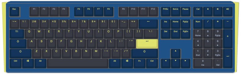 Bild von Ducky One 3 Daybreak - Mechanische Gaming Tastatur Deutsches Layout im Fullsize-Format mit Cherry MX Red Switches, Hot-Swap-fähig (Kailh-Sockeln) und RGB-Beleuchtung