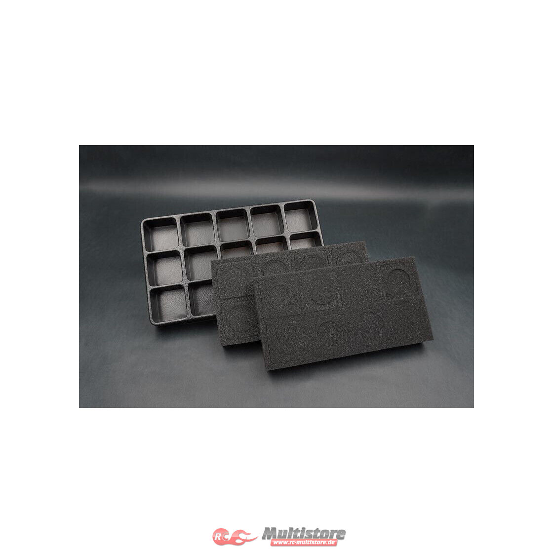 Bild von Koswork 245x145x25mm Tray (for Shock & Differential Oil) (w/2 sets of foam) / KOS32121