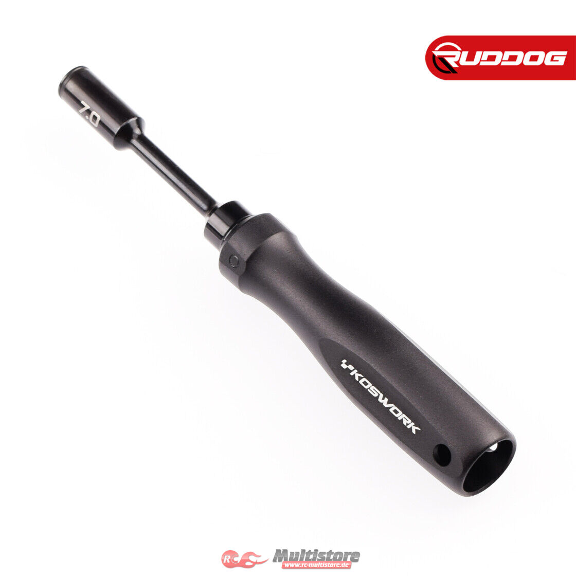 Bild von Koswork Steel 7mm Wheel Nut Driver (For 4mm nut) (w/68mm Tip) (Alum. Tri Handle) / KOS13252-N7S