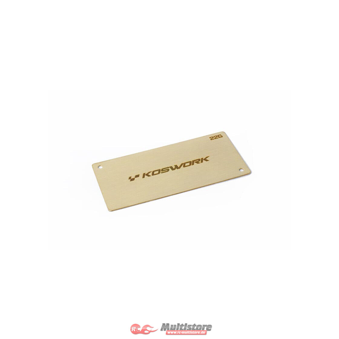 Bild von Koswork 22g Shorty LiPo Weight 94x46x0.6mm / KOS04221
