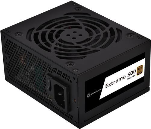 Bild von Silverstone SST-EX500-B Extreme SFX Netzteil 80 PLUS Bronze - 500 Watt (500 W), PC Netzteil, Schwarz