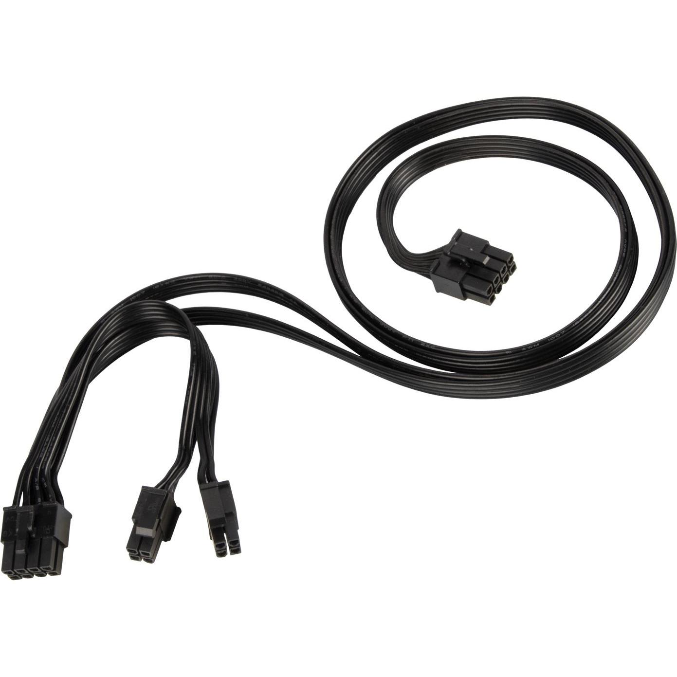 Bild von Silverstone SST-PP13 - EPS-8-Pin-in-EPS-8-Pin-und-(4+4)-Pin-Splitter für Silverstone-Netzteile, Interne Kabel (PC)