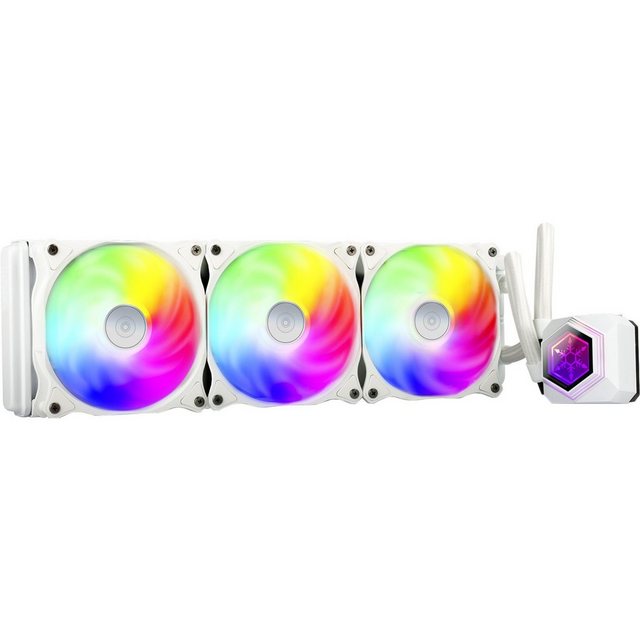 Bild von SilverStone SST-PF360W-ARGB-V2 - Prozessor-Flüssigkeitskühlsystem - Kühlergröße: 360 mm - (für: AM2, AM3, LGA1155, LGA2011, FM1, FM2, LGA1150, LGA1151, AM4, LGA2066, LGA1200, LGA1152, LGA1700) - Kupfer - 120 mm - Pure White (SST-PF360W-ARGB-V2)