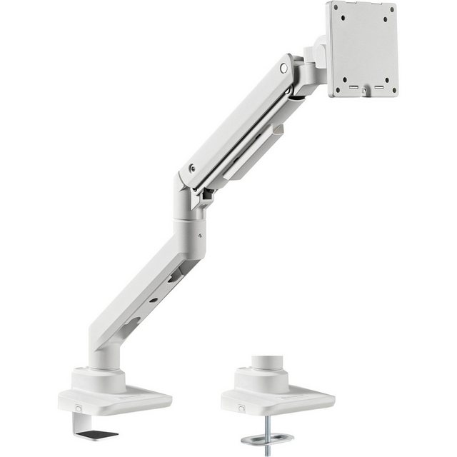 Bild von Silverstone SST-ARM14- Single LCD LED Monitor Arm with heavy-duty gas spring design, adjustable, 180 (Tisch, 49"), Monitor Halterung, Weiss