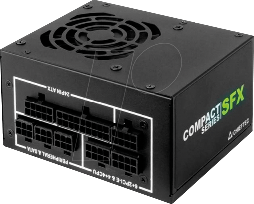 Bild von Chieftec Compact Series Netzteile - 650 Watt - 80 mm - ATX - 80 Plus Gold zertifiziert