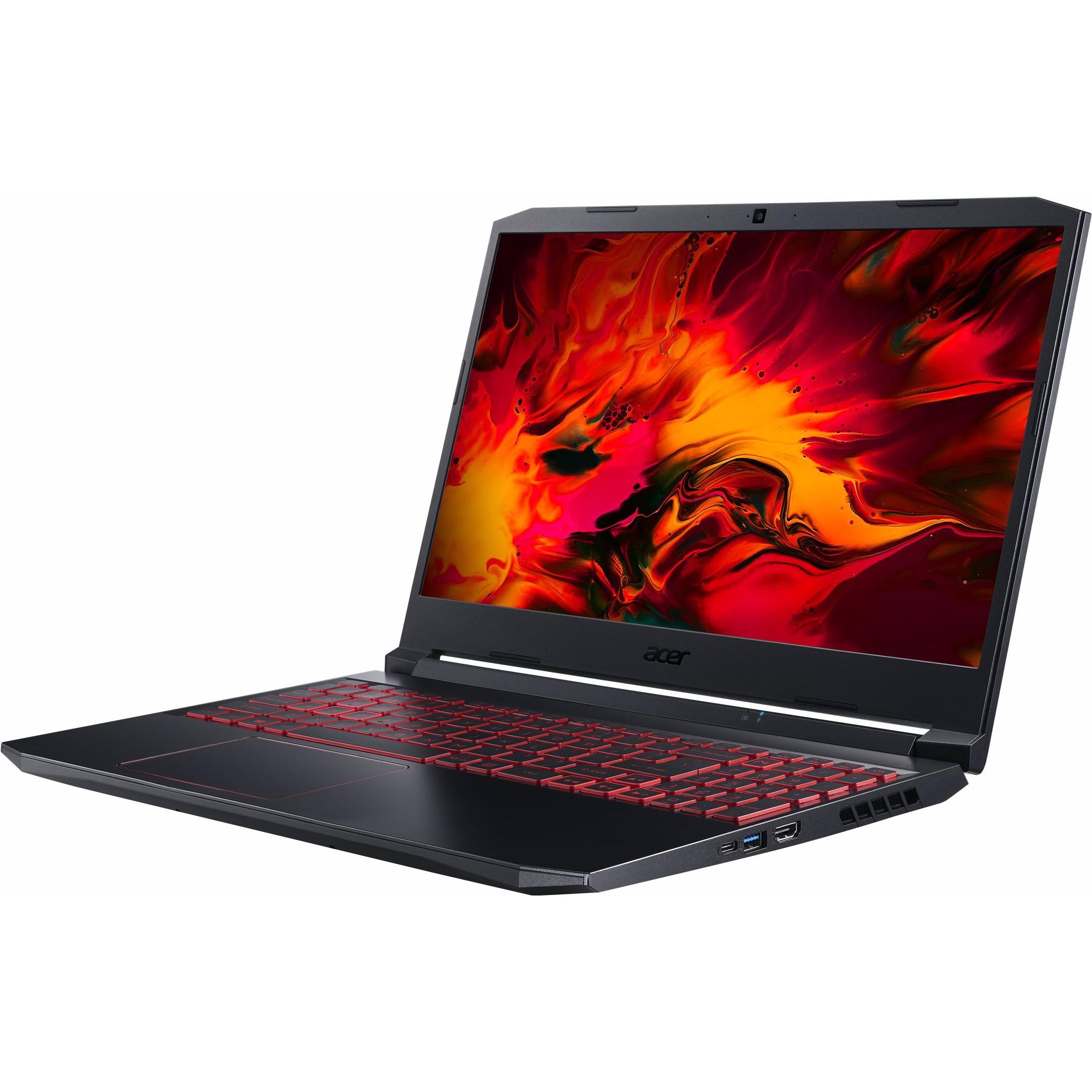 Bild von Acer Nitro 5 (15.60", Intel Core i7-10750H, 8 GB, 512 GB, DE), Notebook, Rot, Schwarz