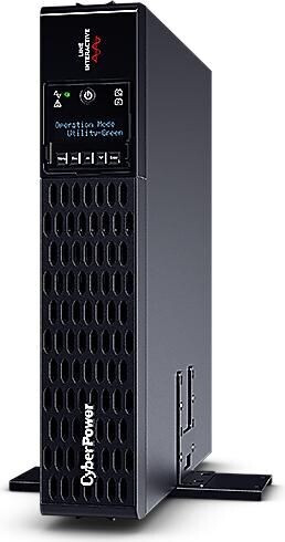Bild von CyberPower Professional Rack Mount PR2000ERT2UC - USV (in Rack montierbar/extern) - Wechselstrom 220/230/240 V - 2000 Watt - 2000 VA - RS-232, USB - Ausgangsanschlüsse: 10 - 2U - Schwarz (PR2000ERT2UC)