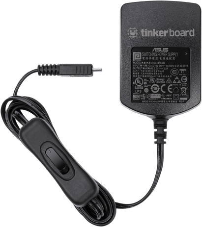 Bild von ASUS - Netzteil - 15 Watt - Schwarz - für ASUS Tinker Board 2, Tinker Board 2S