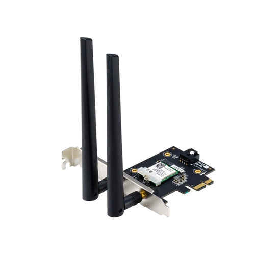 Bild von Asus PCE-AXE5400 WiFi 6E PCI-E Adapter mit 2 externen Antennen