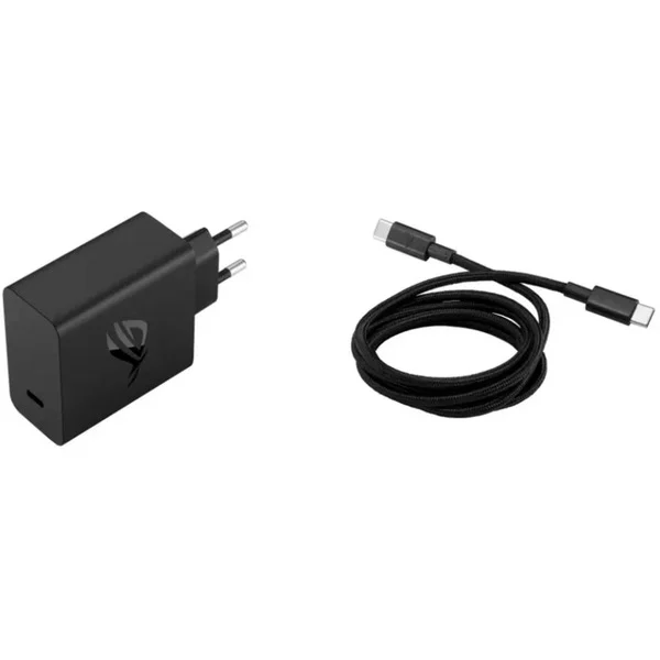 Bild von Asus ROG 65W Adapter & 1,2m USB-C Kabel Smartphone-Adapter USB Typ C zu USB Typ C, 120 cm