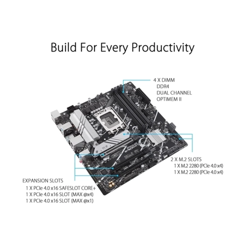 Bild von ASUS Prime B760M-A D4-CSM