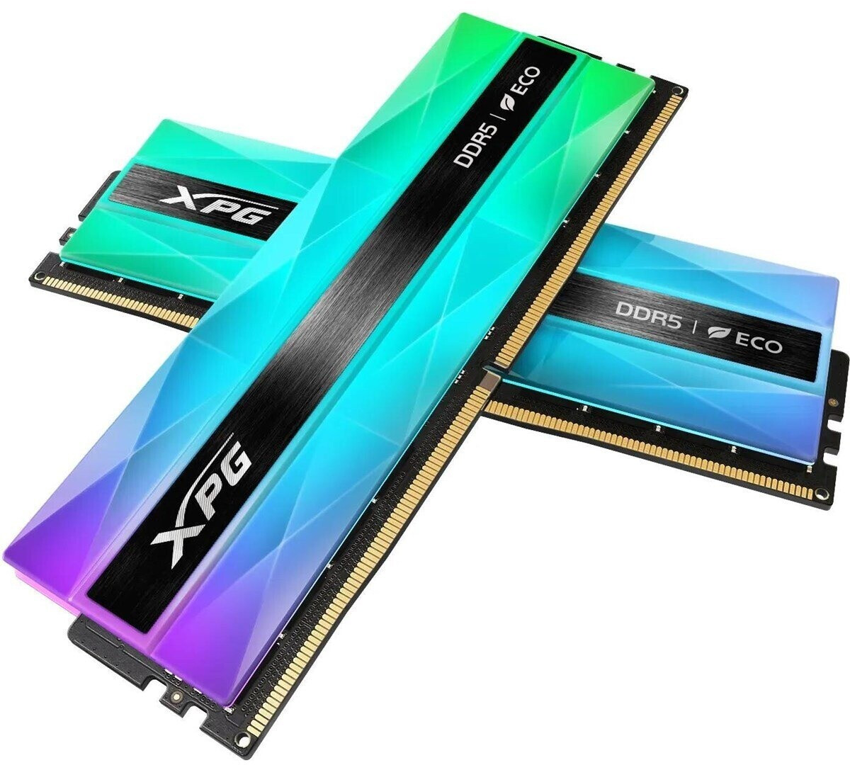 Bild von A-Data XPG Lancer Neon RGB DDR5-6400 - 32GB - CL39 - Dual Channel (2 pcs) - AMD EXPO & Intel XMP - Transparent / RGB